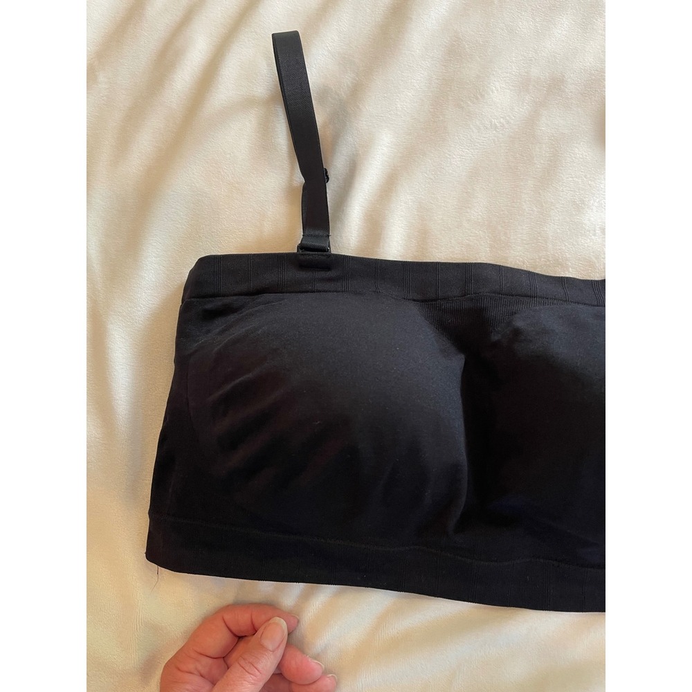 Truekind Convertible Strapless Bandeau Bra Black 3XL Seamless Wirefree NWT - Picture 8 of 11